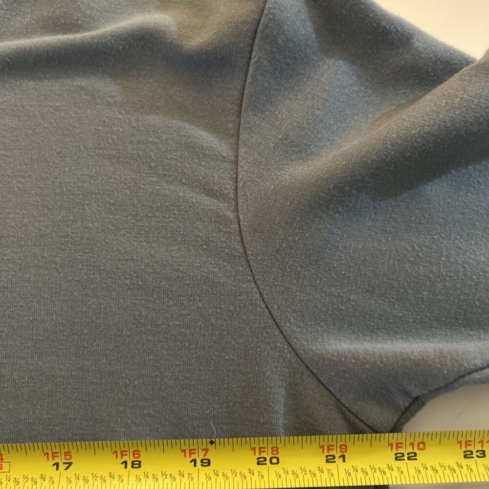 Orvis V Neck Sweatshirt Womens M Sage Green Dropped Shoulders Pullover Modal - Picture 6 of 9
